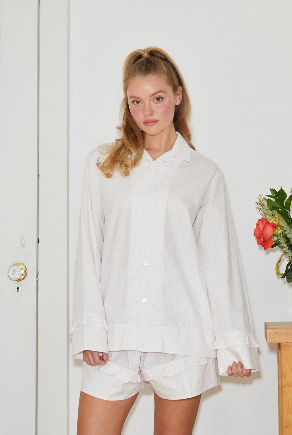 Cotton pajama shirt - Image 5