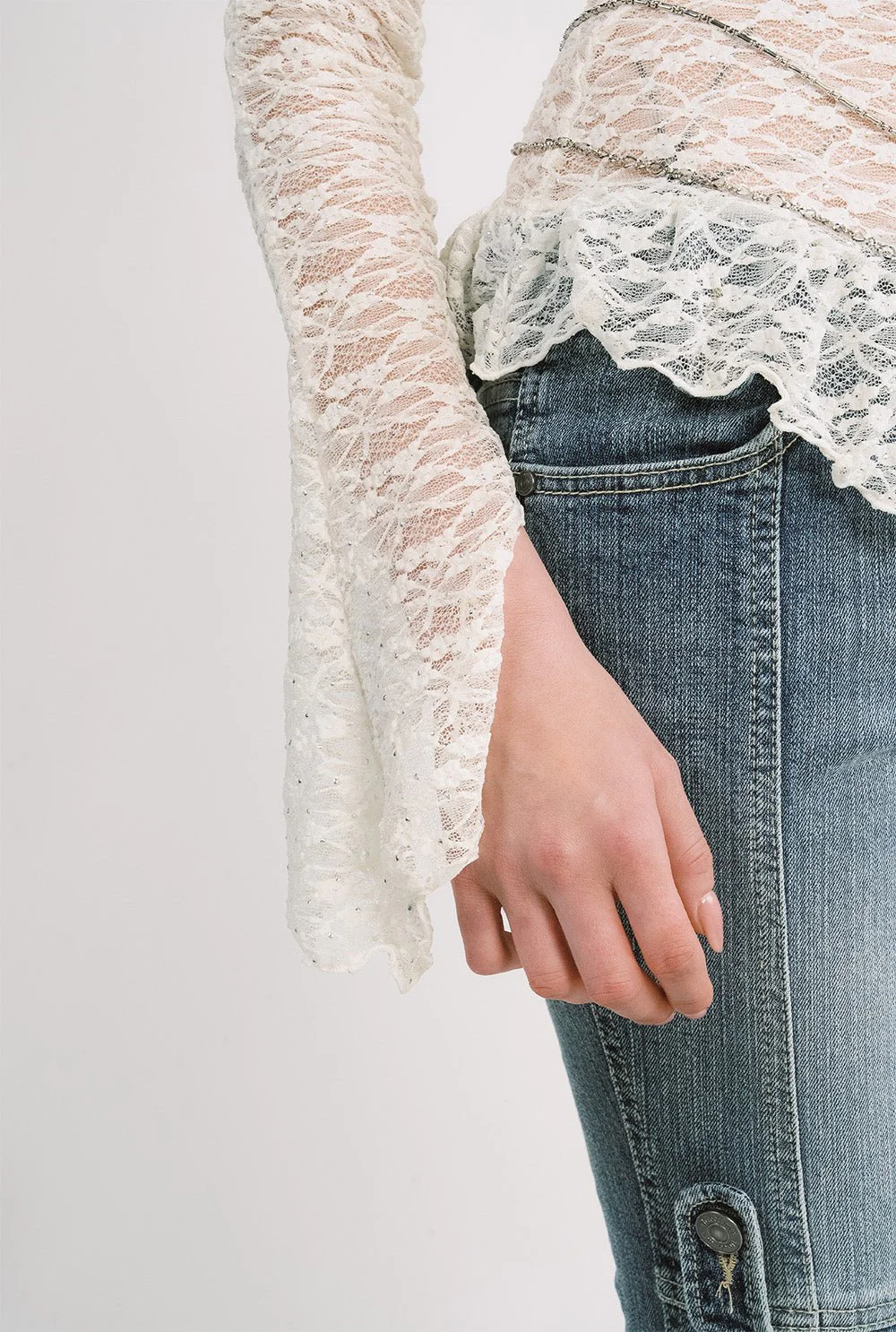 Lace drape top - Image 9