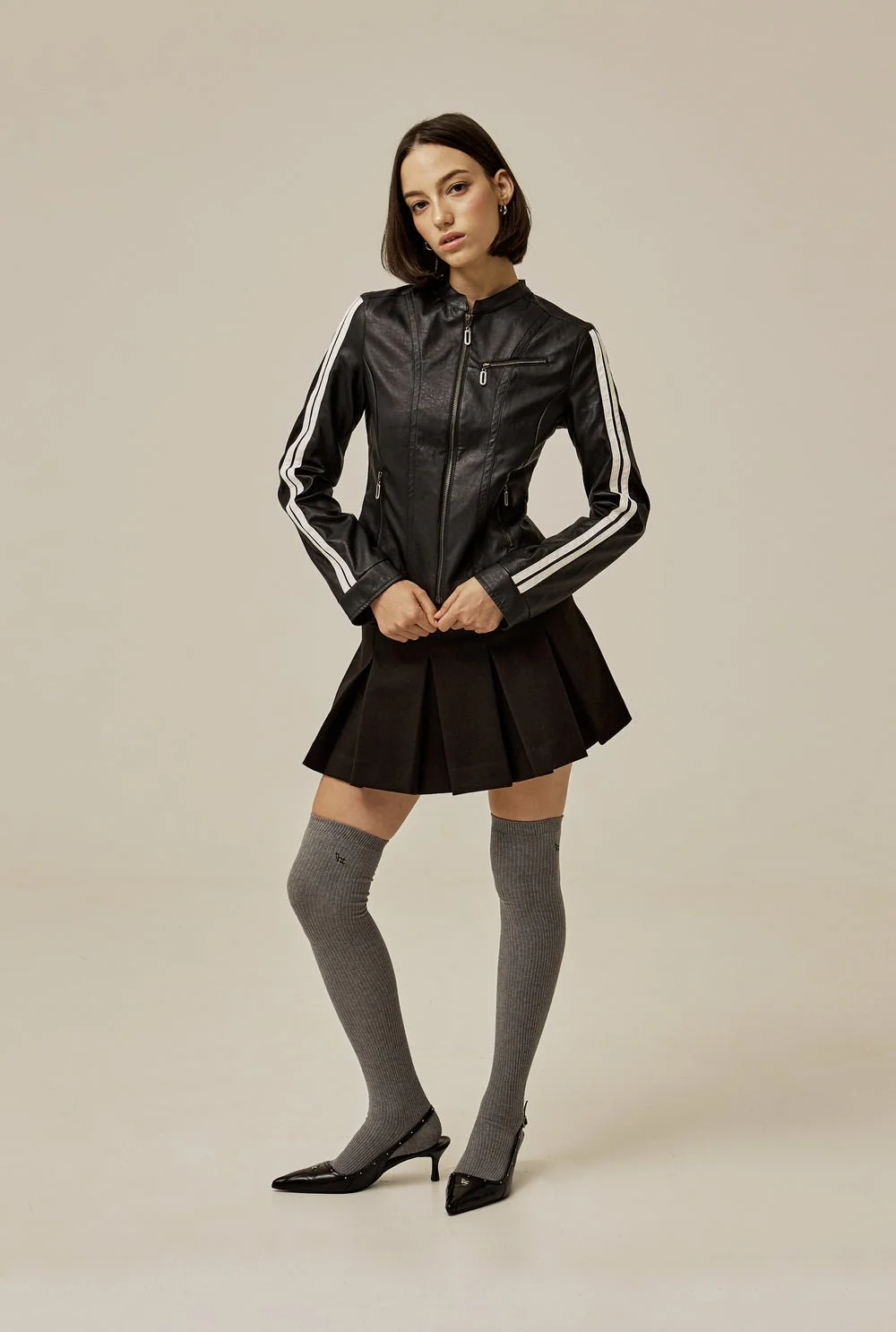Racer leather jacket - Image 4