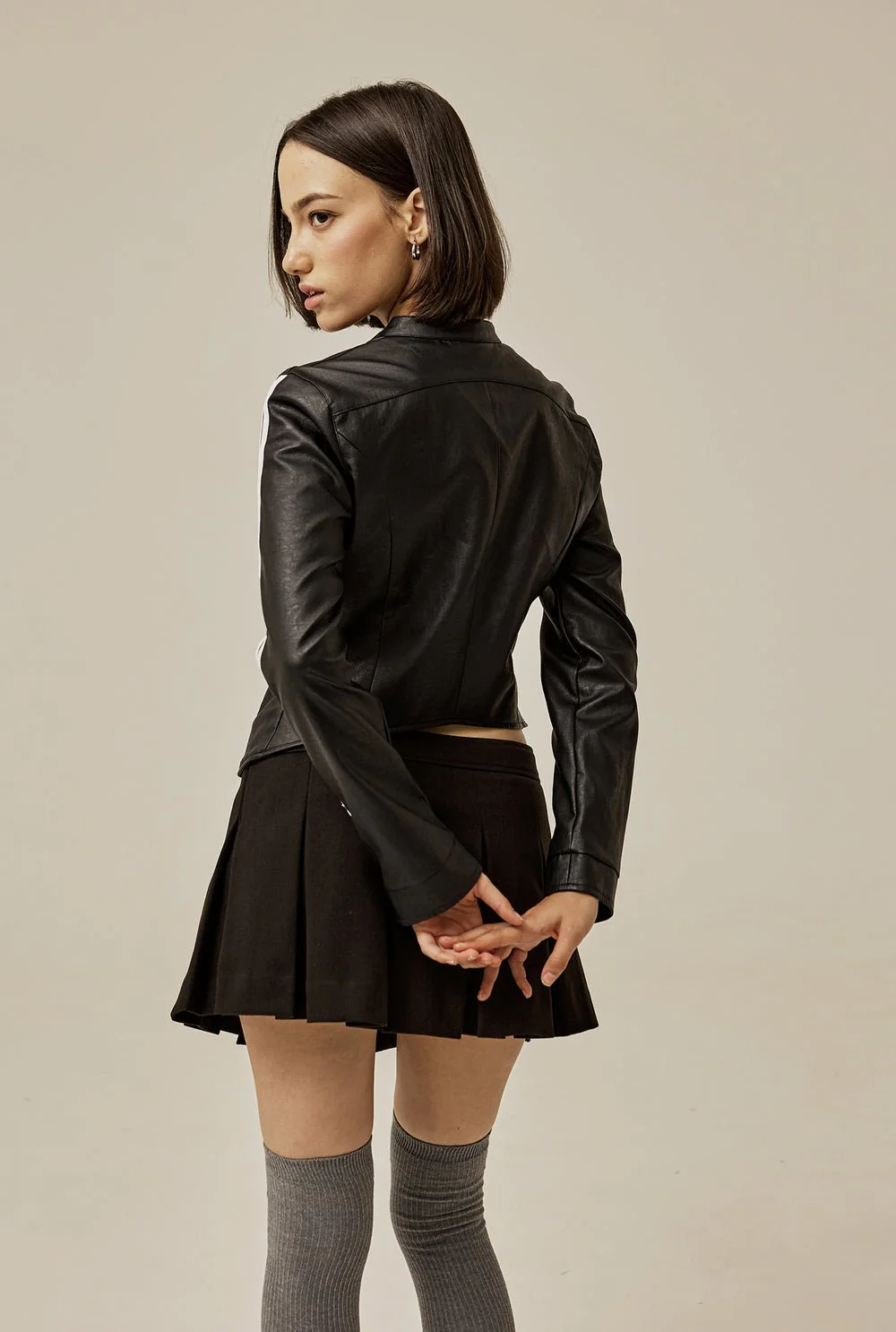 Racer leather jacket - Image 9