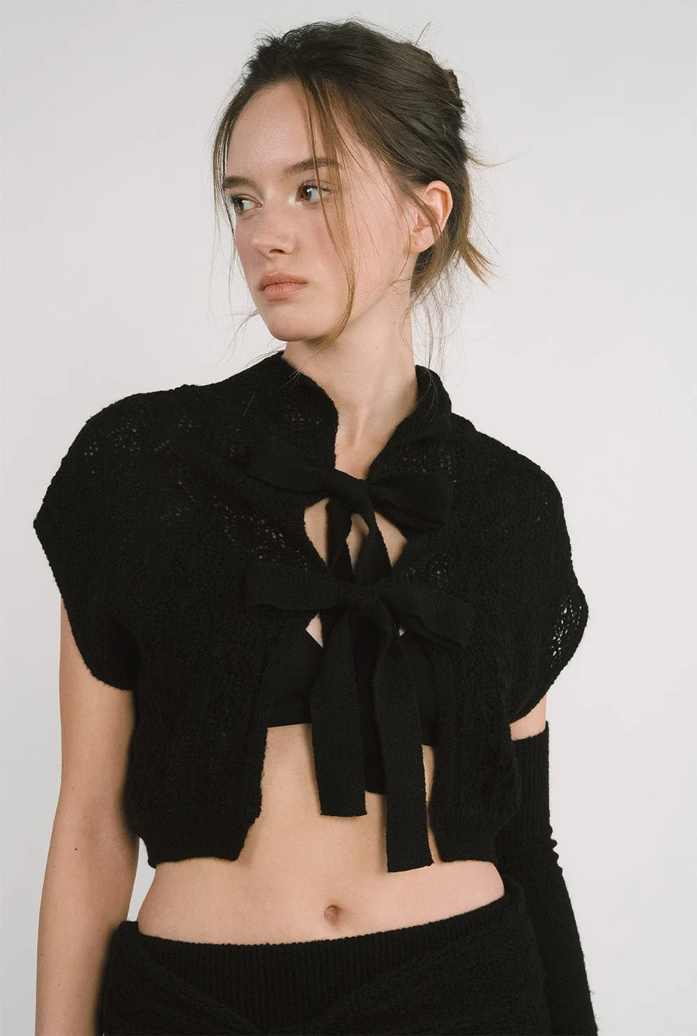 Ribbon cape cardigan - Image 9