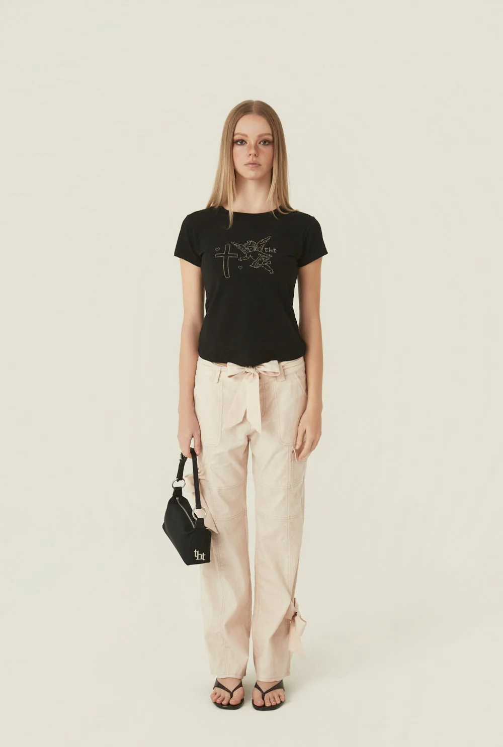 Ribbon linen pants - Image 3