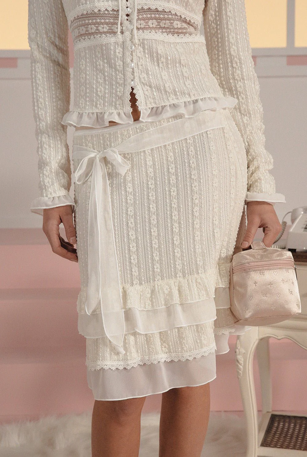 Vanilla lace skirt - Image 6